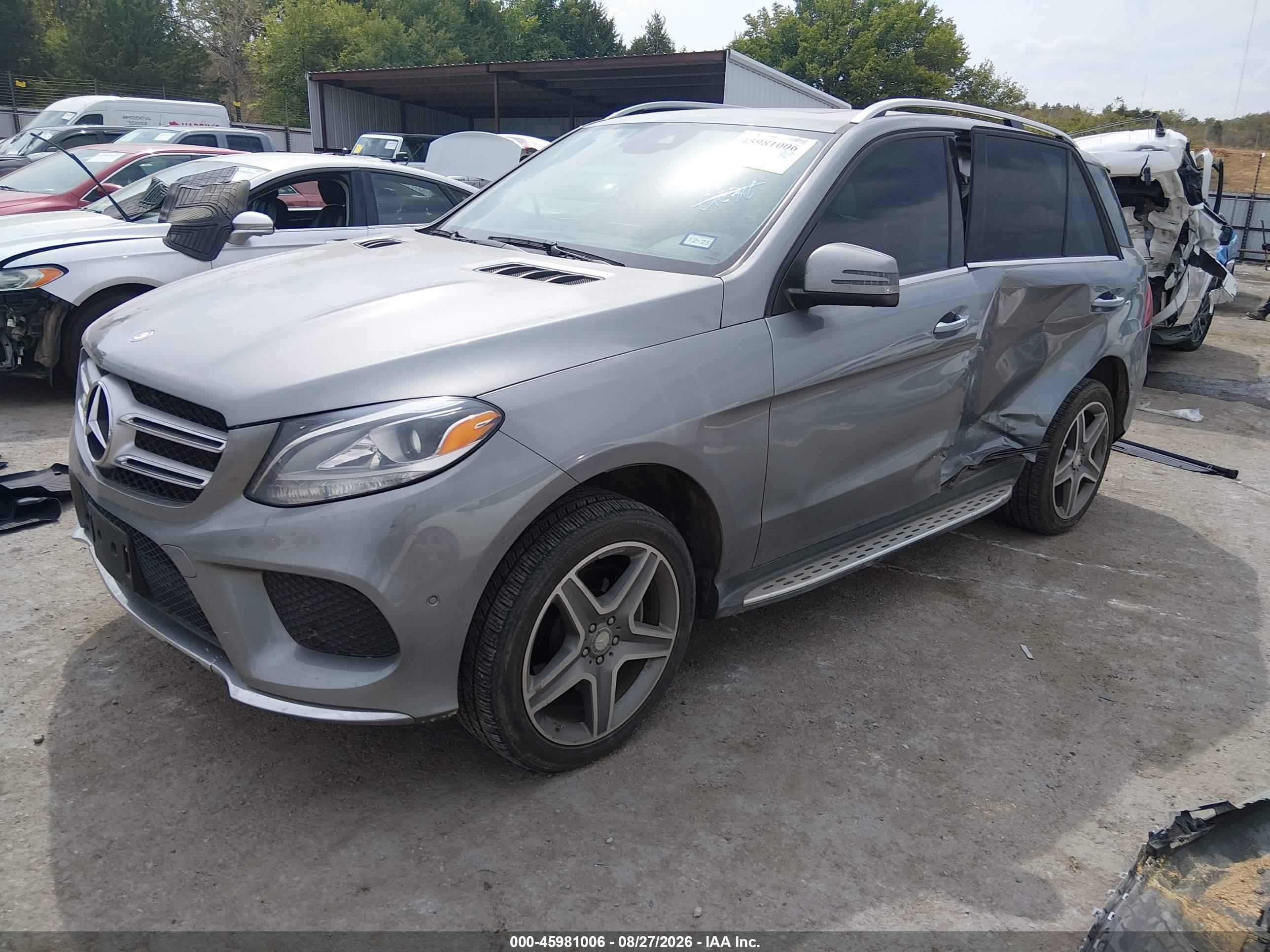 2016 MERCEDES-BENZ GLE 400 4MATIC — I2