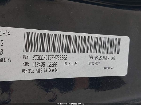 2015 DODGE CHARGER ROAD/TRACK