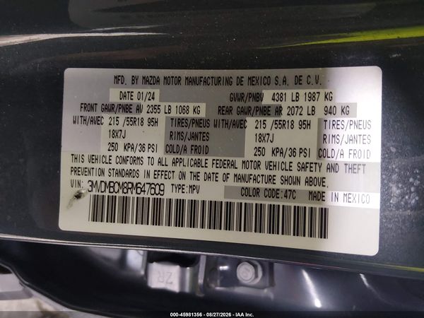 2024 MAZDA CX-30 2.5 S CARBON EDITION — I9