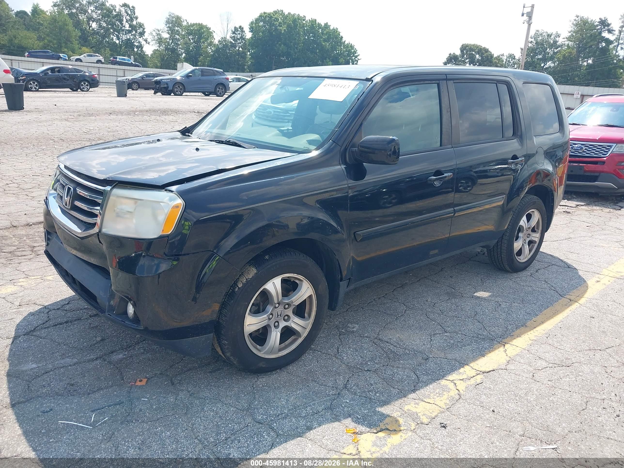 2013 HONDA PILOT EX-L — I2