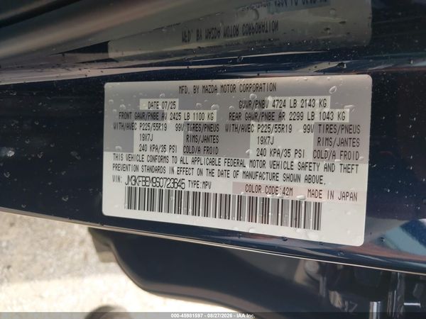 2025 MAZDA CX-5 2.5 S PREMIUM PLUS