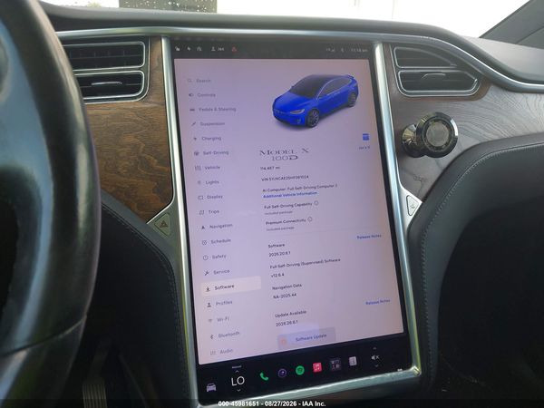 2017 TESLA MODEL X — I7