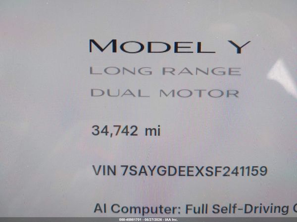 2025 TESLA MODEL Y — I118