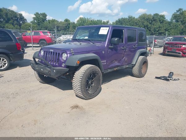 2018 JEEP WRANGLER JK UNLIMITED SPORT S 4X4 — I2