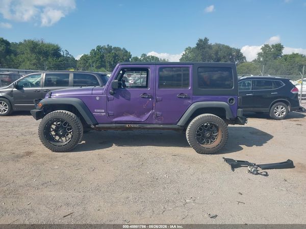 2018 JEEP WRANGLER JK UNLIMITED SPORT S 4X4 — I117