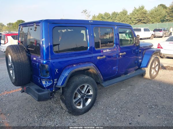 2020 JEEP WRANGLER UNLIMITED SAHARA 4X4 — I4