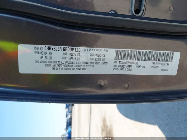2014 DODGE CHARGER SE