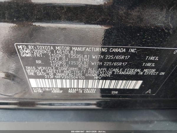 2025 TOYOTA RAV4 LE