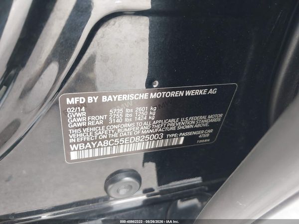 2014 BMW 750I — I9