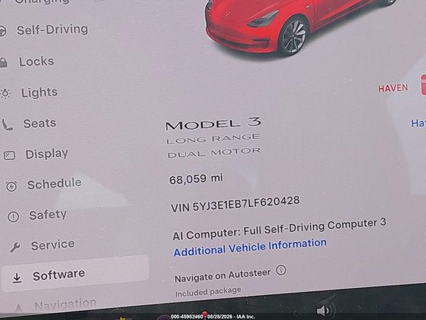 2020 TESLA MODEL 3