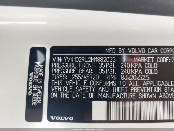 2021 VOLVO XC60 T5 INSCRIPTION — I9