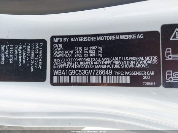 2016 BMW 228I XDRIVE — I9