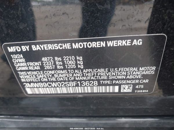 2025 BMW 330I XDRIVE — I9