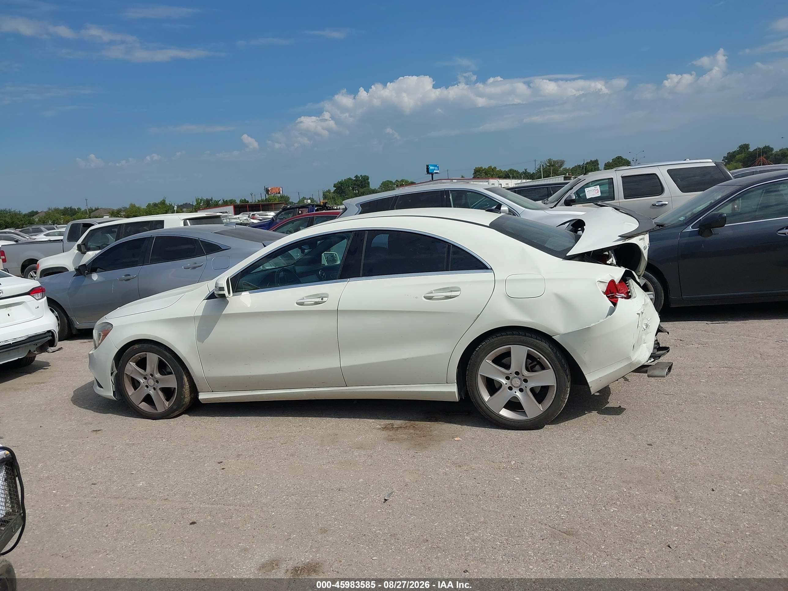 2015 MERCEDES-BENZ CLA 250 CLA250