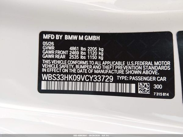 2026 BMW M4 COMPETITION M4 xDrive Competition