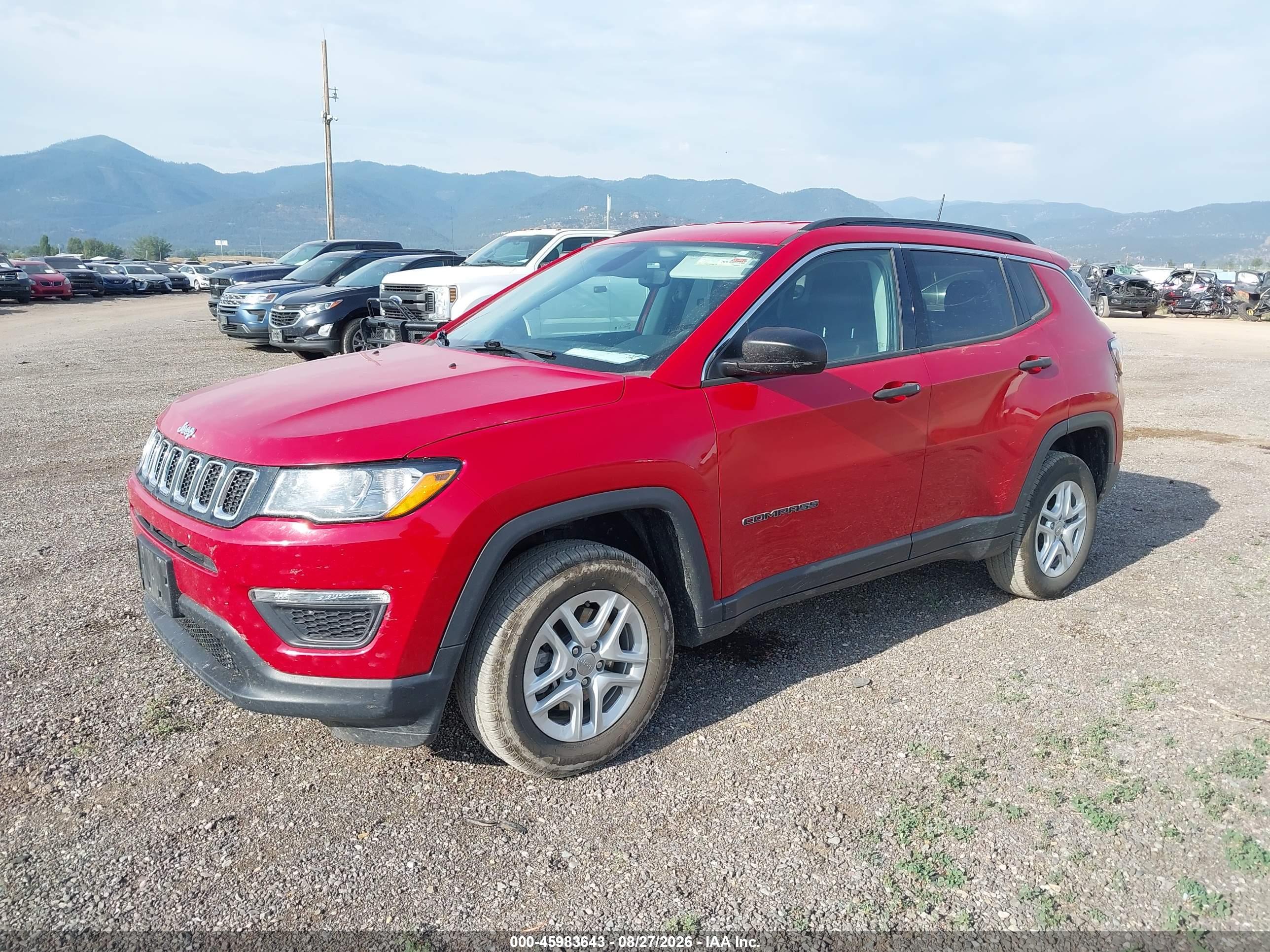 2019 JEEP COMPASS SPORT 4X4 — I2