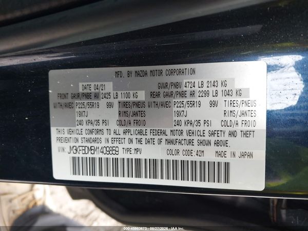 2021 MAZDA CX-5 GRAND TOURING
