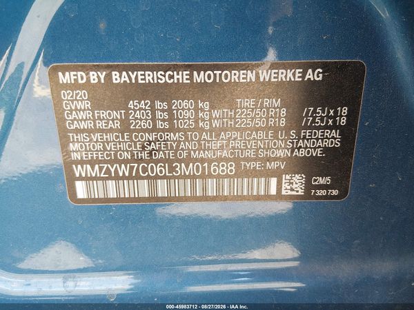 2020 MINI COUNTRYMAN COOPER S — I9