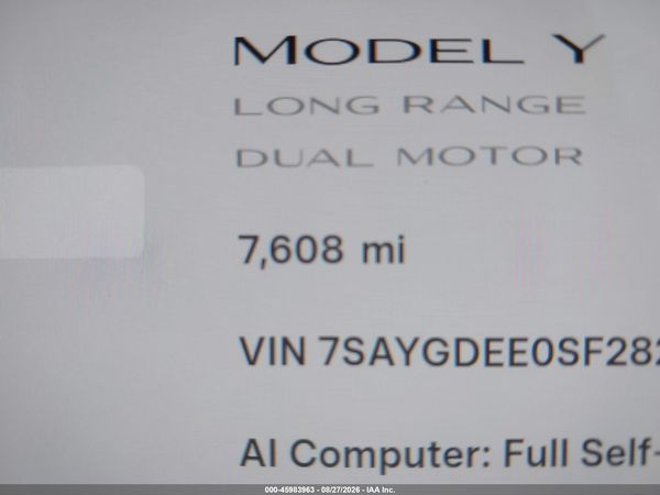 2025 TESLA MODEL Y — I118