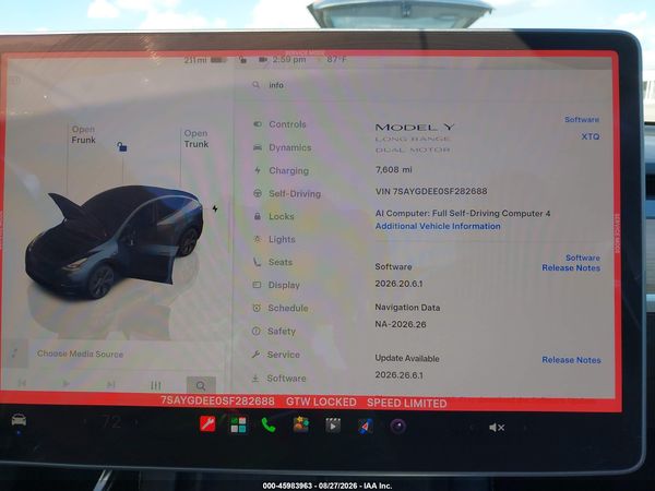 2025 TESLA MODEL Y — I132