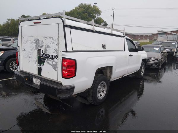 2018 CHEVROLET SILVERADO 1500 WT — I4