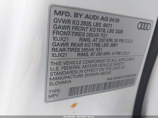 2026 AUDI Q8