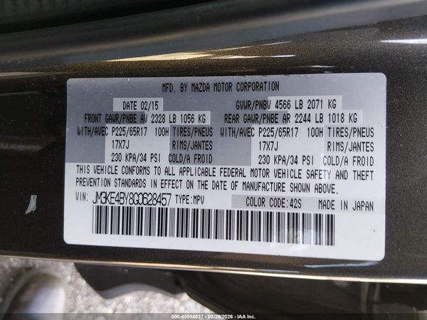 2016 MAZDA CX-5 SPORT — I9