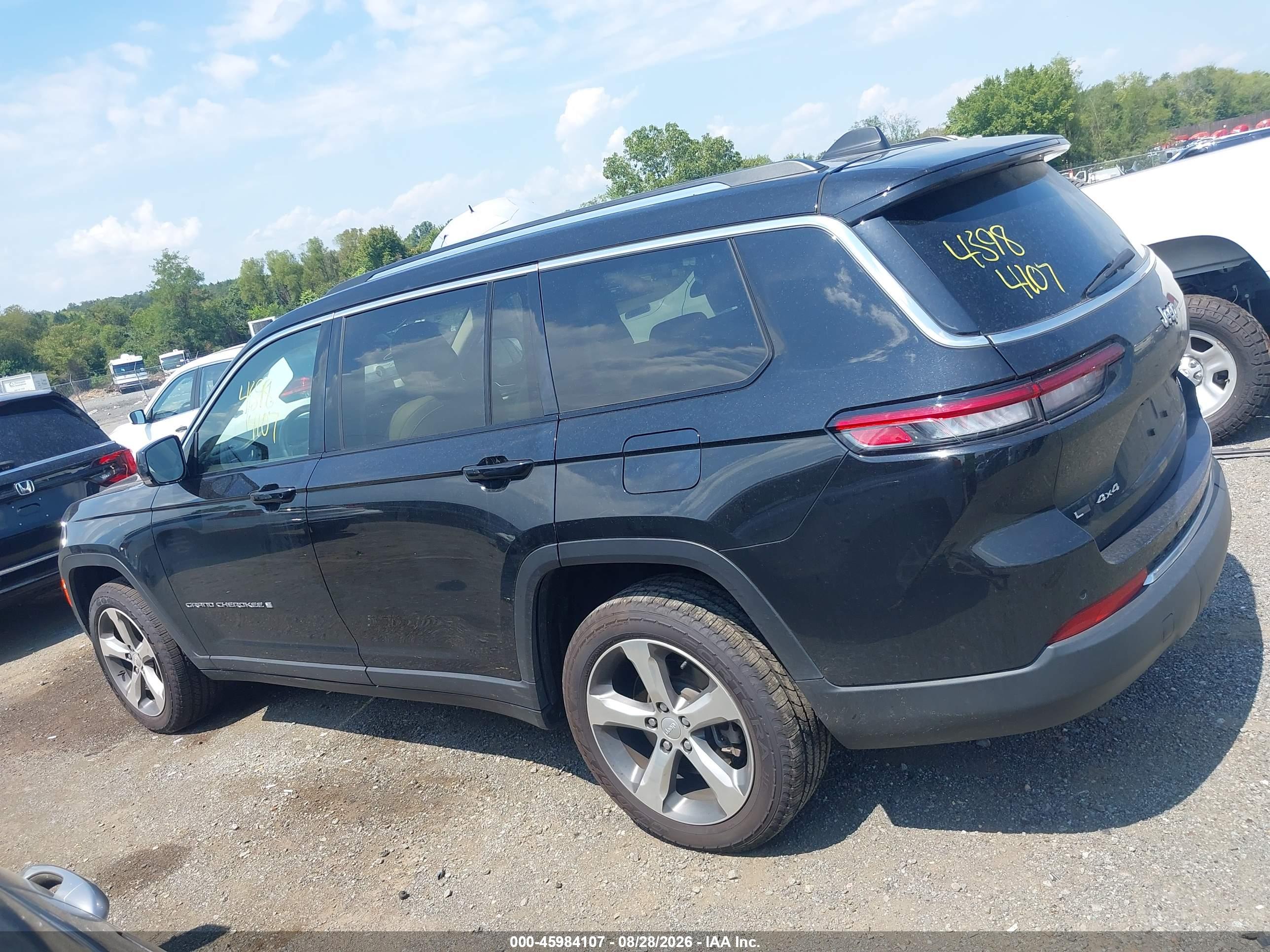 2021 JEEP GRAND CHEROKEE L LIMITED 4X4