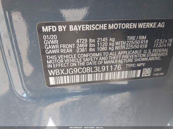2020 BMW X1 XDRIVE28I — I9