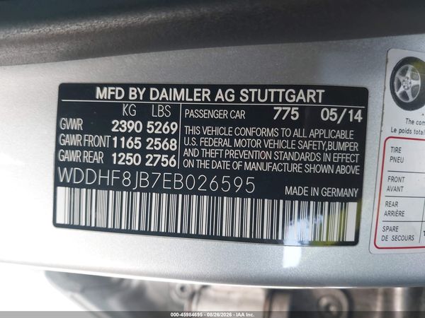 2014 MERCEDES-BENZ E 350 4MATIC