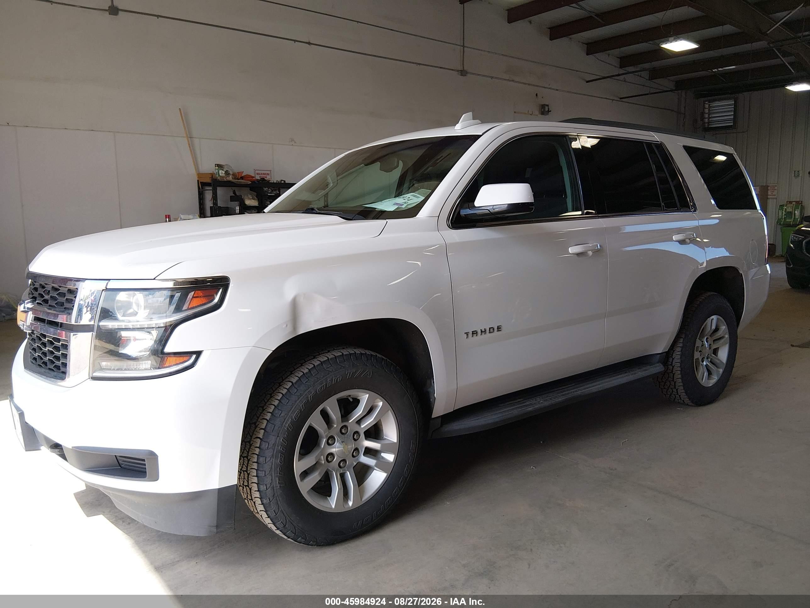 2017 CHEVROLET TAHOE LS — I2