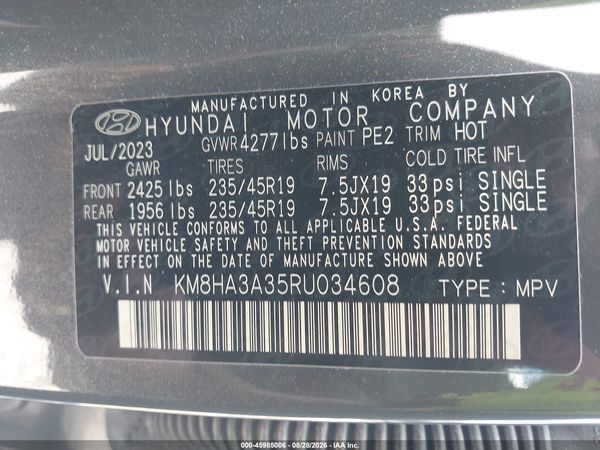 2024 HYUNDAI KONA N LINE — I9