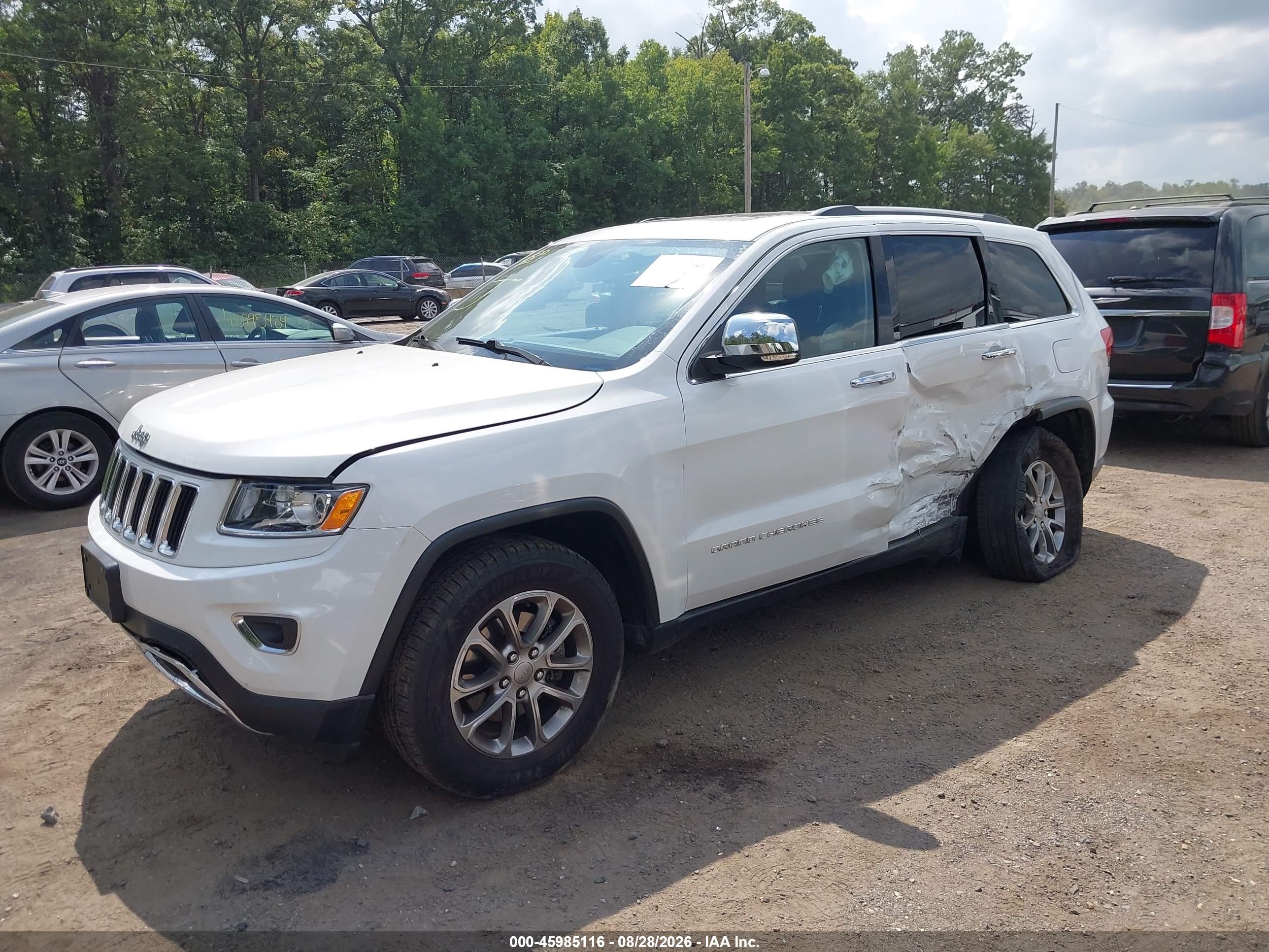 2016 JEEP GRAND CHEROKEE LIMITED — I2