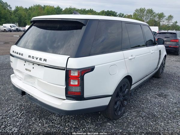 2017 LAND ROVER RANGE ROVER 5.0L V8 SUPERCHARGED
