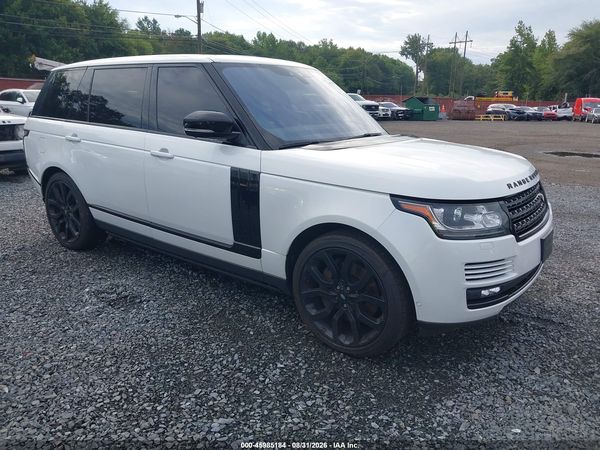 2017 LAND ROVER RANGE ROVER 5.0L V8 SUPERCHARGED