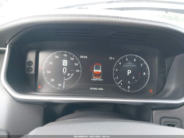 2017 LAND ROVER RANGE ROVER 5.0L V8 SUPERCHARGED