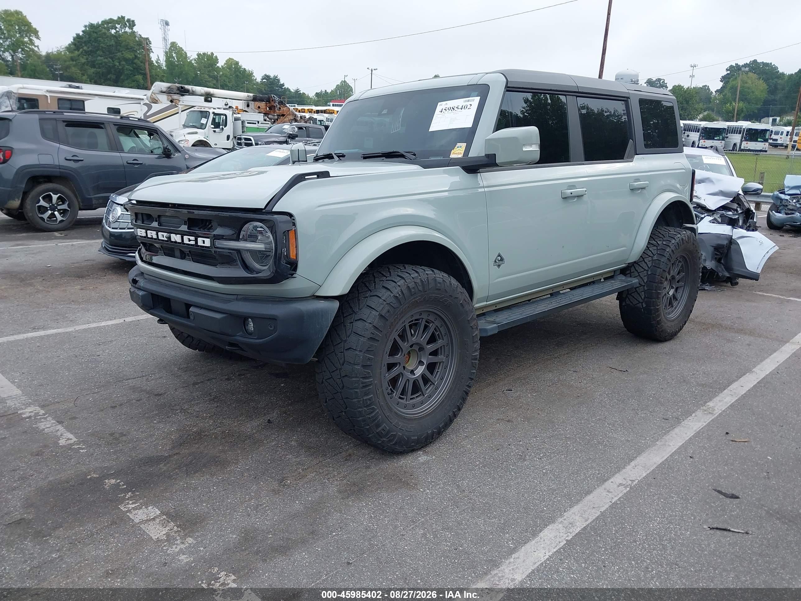 2022 FORD BRONCO OUTER BANKS — I2