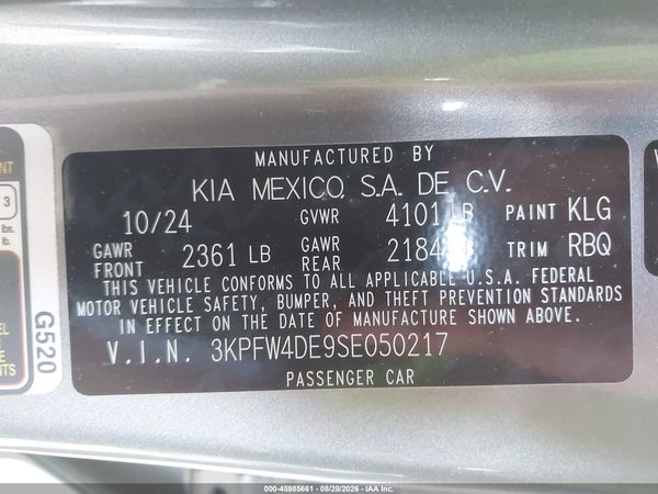 2025 KIA K4 GT-LINE