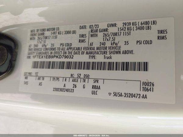 2023 FORD F-150 XL