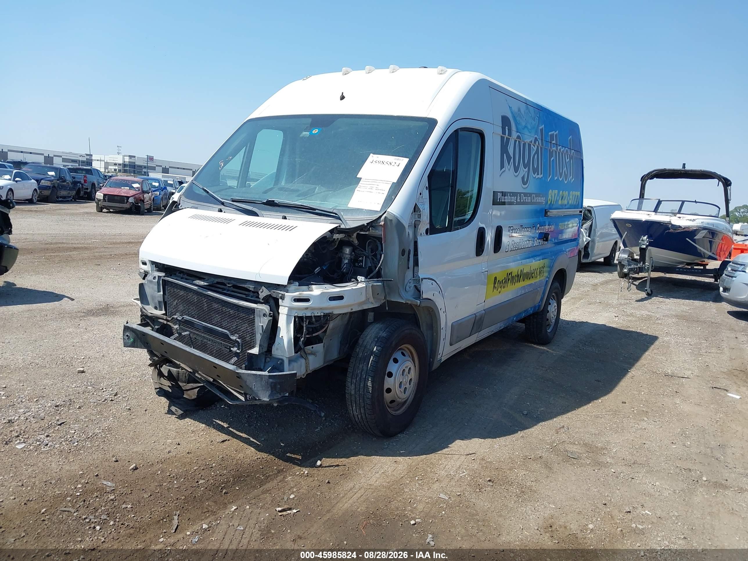 2017 RAM PROMASTER 1500 HIGH ROOF 136 WB — I2
