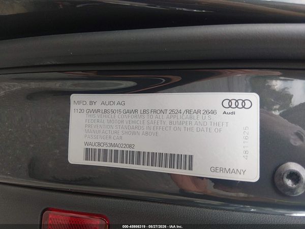2021 AUDI A5 SPORTBACK