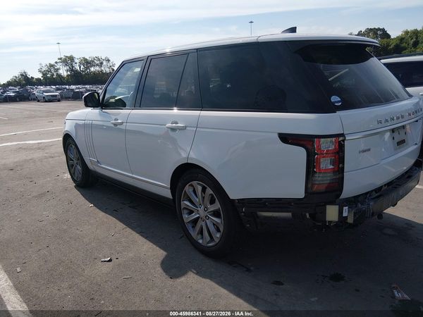 2017 LAND ROVER RANGE ROVER 3.0L V6 SUPERCHARGED HSE — I3