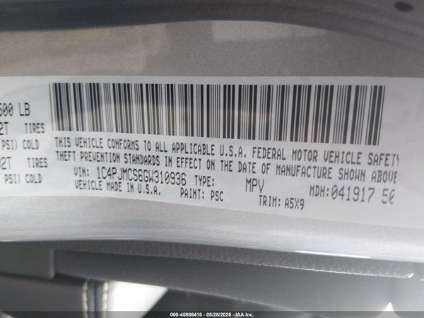2016 JEEP CHEROKEE LATITUDE