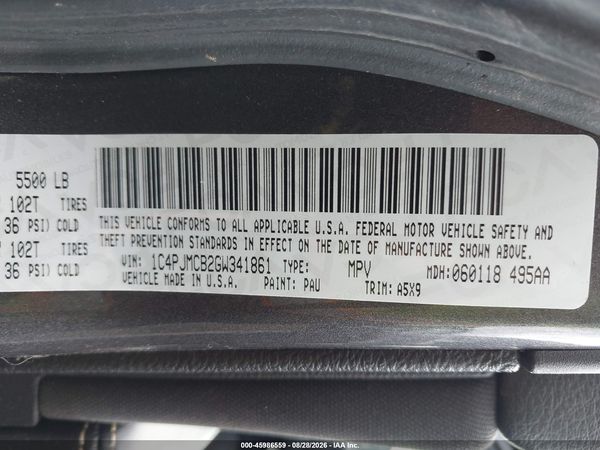 2016 JEEP CHEROKEE LATITUDE