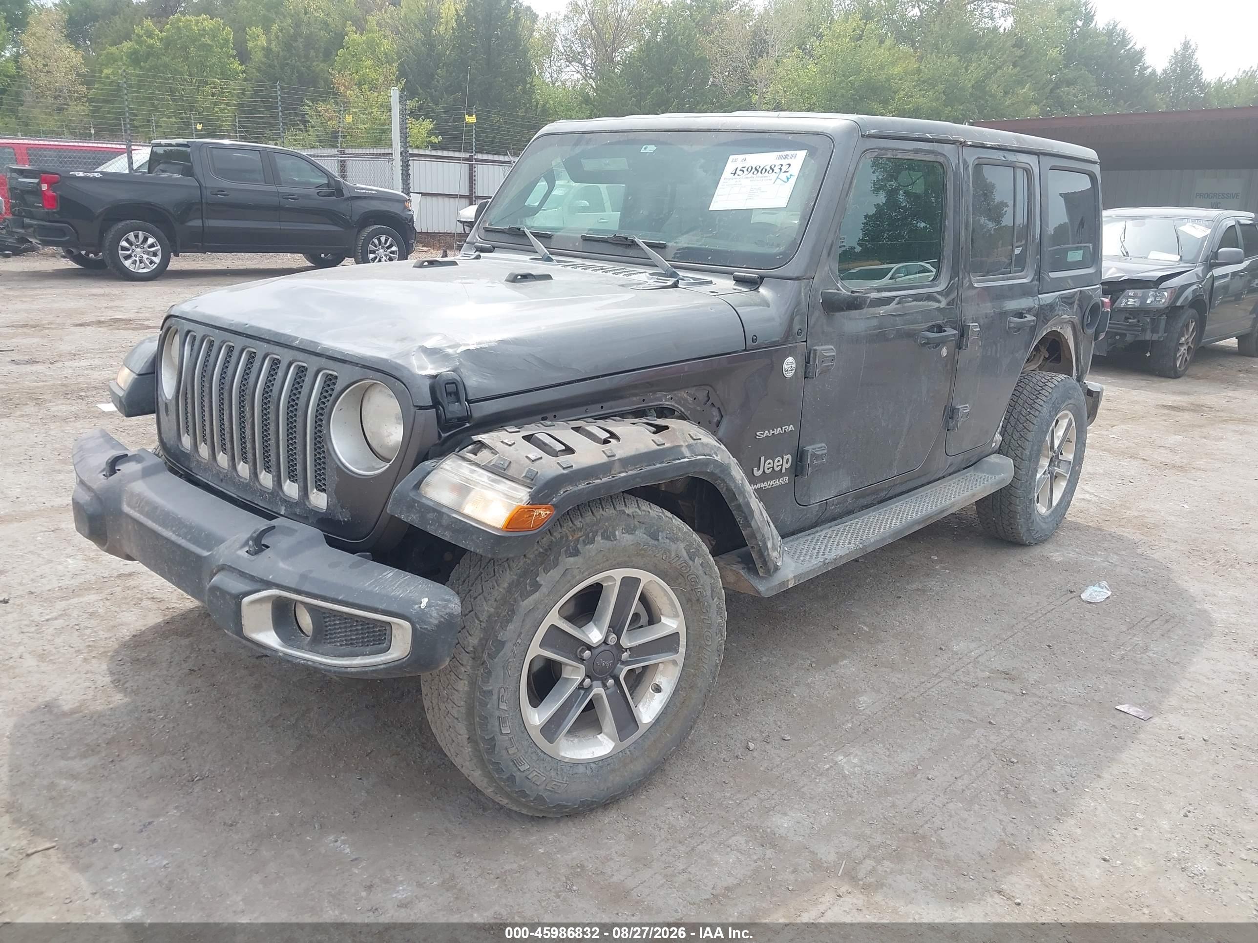 2018 JEEP WRANGLER UNLIMITED SAHARA 4X4 — I2