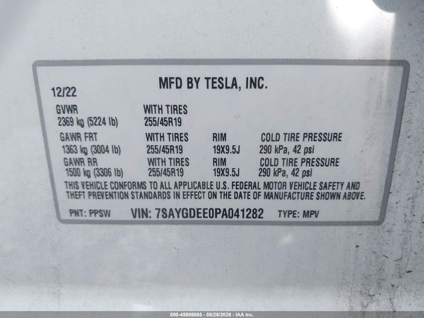 2023 TESLA MODEL Y