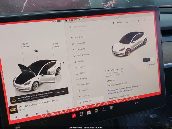 2022 TESLA MODEL 3 — I132