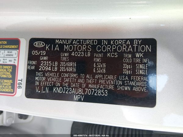 2020 KIA SOUL LX