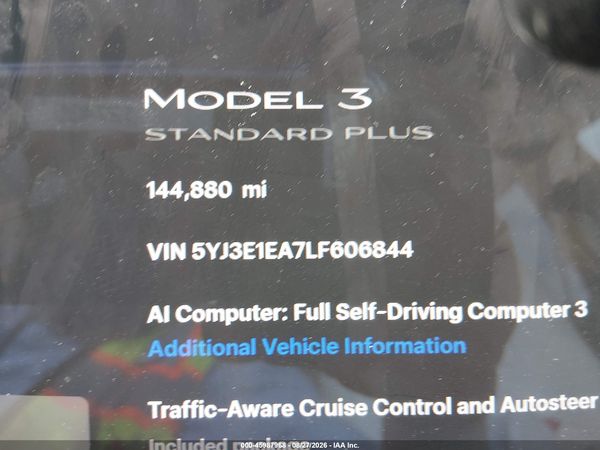 2020 TESLA MODEL 3 — I118