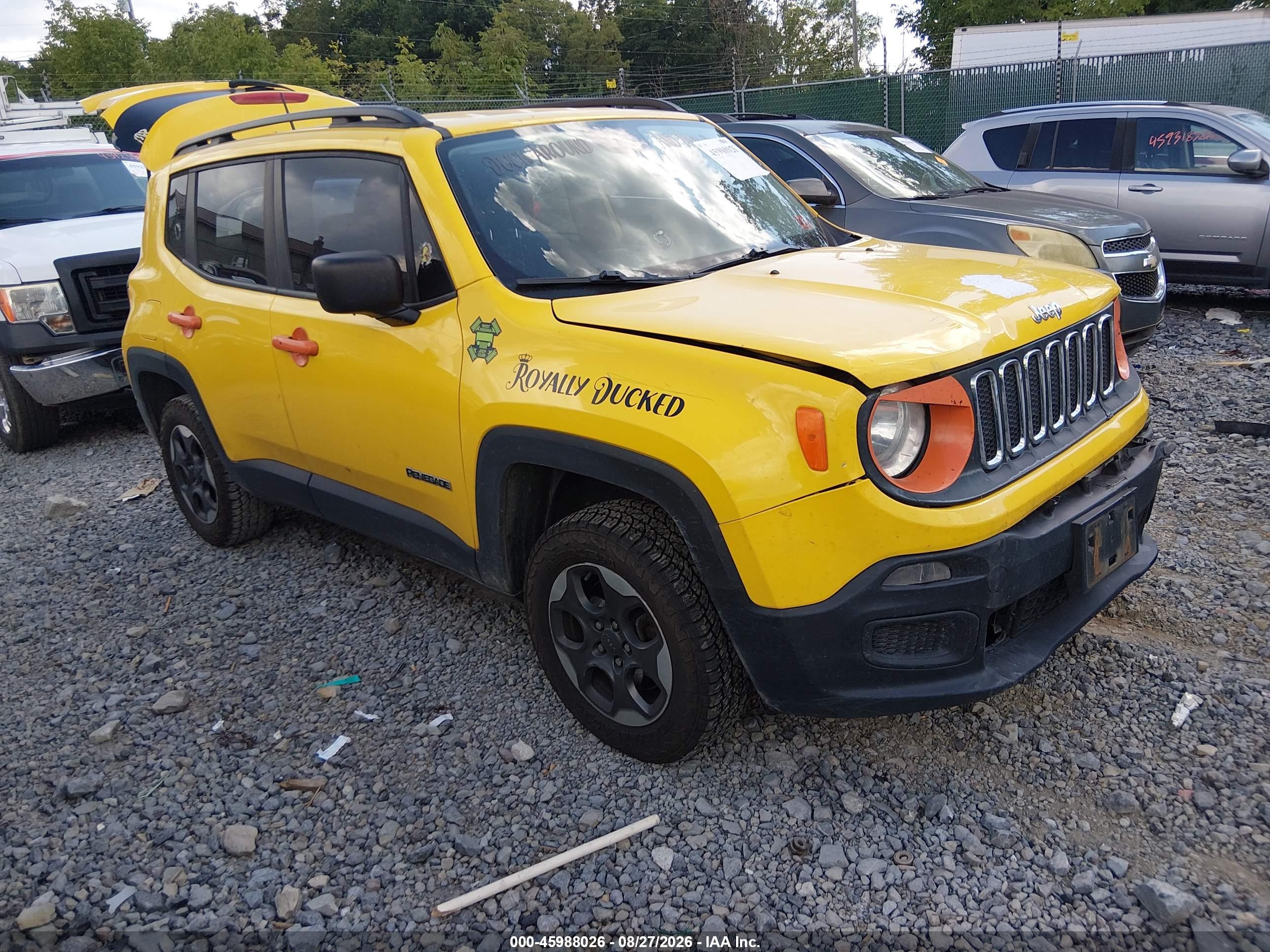 2017 JEEP RENEGADE SPORT 4X4